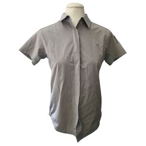 VERTX Womens Trailslacker Short Sleeve Top Battleship Grey Tactical Medium NWT